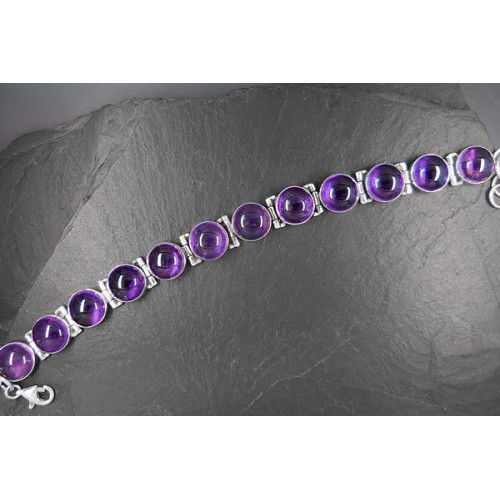 Amethyst Armband Cabochons